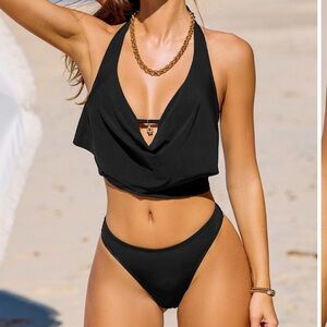 Black Tankini Set